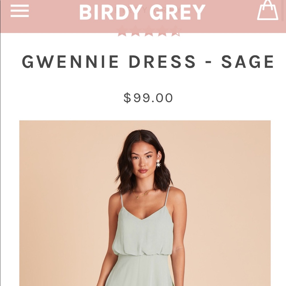 Birdy Grey Sage Gwinnie Bridesmaids Dress